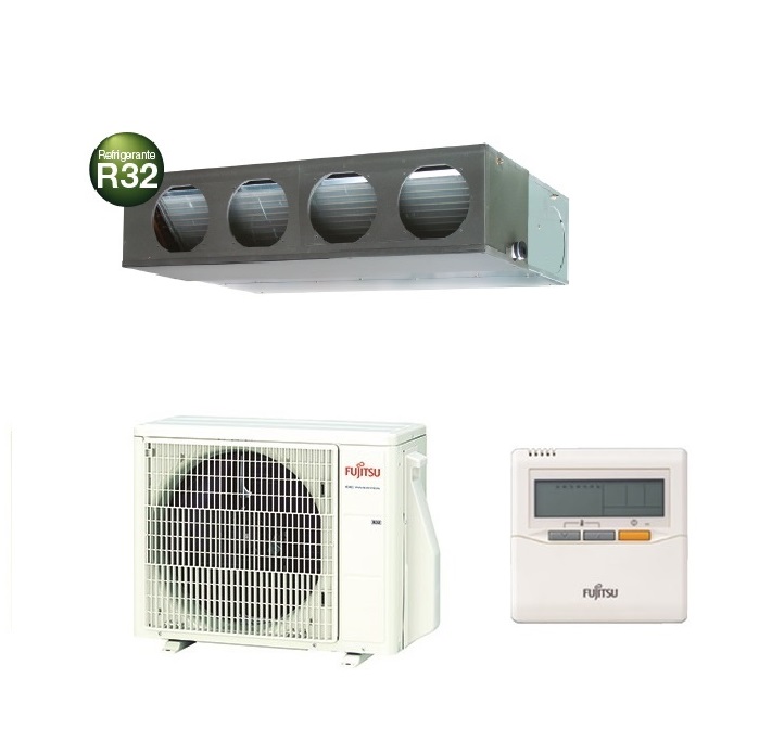 CLIMATIZZATORE CONDIZIONATORE FUJITSU SPLIT CANALIZZABILE INVERTER ECO serie KM 22000 btu R-32 3NGF89930 ARXH22KMTAP A+ CON COMANDO A FILO INCLUSO NEW