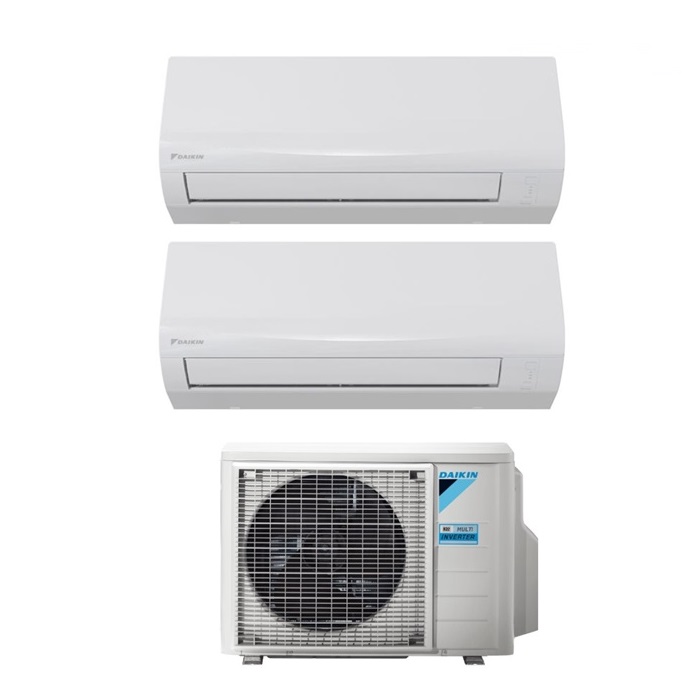 CLIMATIZZATORE CONDIZIONATORE DAIKIN DUAL SPLIT INVERTER SERIE SENSIRA 9000+12000 CON 2MXF40A R-32 WI-FI OPTIONAL 9+12