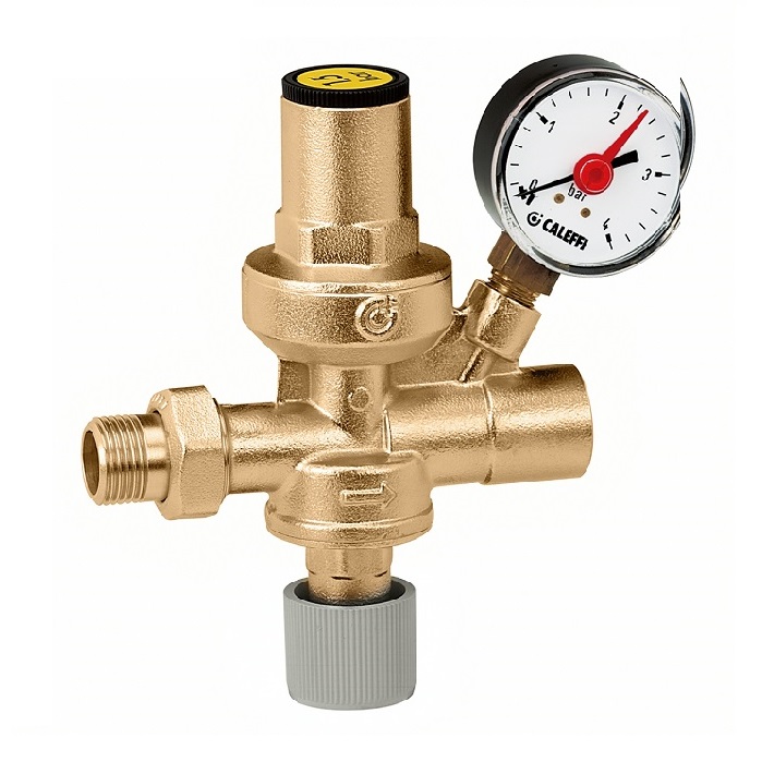 CALEFFI GRUPPO DI RIEMPIMENTO AUTOMATICO, CON RUBINETTO - FILTRO - VALVOLA DI NON  RITORNO 1/2 G CODICE 553140
