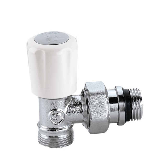 CALEFFI VALVOLA TERMOSTATIZZABILE PREDISPOSTA PER COMANDI TERMOSTATICI, ELETTROTERMICI, ELETTRONICI VERSIONE A SQUADRA 3/8 RAME 	
- CODICE 338302