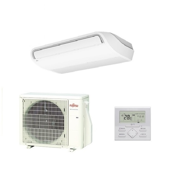 CLIMATIZZATORE CONDIZIONATORE FUJITSU SPLIT SOFFITTO INVERTER KR ECO ABYG18KRTA 18000 BTU MONOFASE CON FILOCOMANDO INCLUSO - NEW