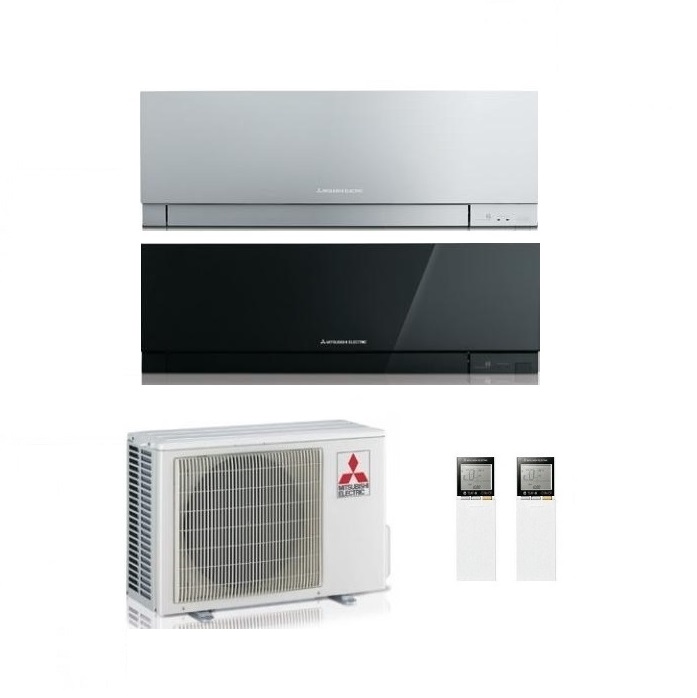 CLIMATIZZATORE CONDIZIONATORE MITSUBISHI ELECTRIC DUAL SPLIT INVERTER Serie MSZ-EF KIRIGAMINE ZEN 7000+9000 con MXZ-2F33VF2 R-32 DISPONIBILI IN VARI COLORI - NEW 7+9