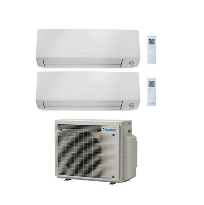 CLIMATIZZATORE CONDIZIONATORE DAIKIN DUAL SPLIT INVERTER serie A FTXM R-32 PERFERA ALL SEASONS Bluevolution 7000+18000 con 2MXM68A9 WI-FI INCLUSO - NEW - 7+18
