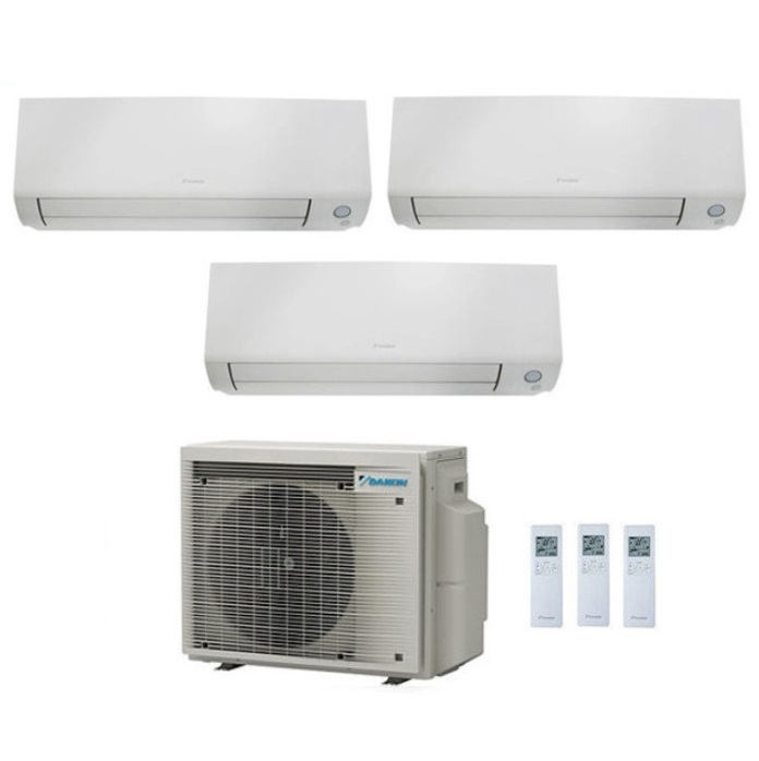 CLIMATIZZATORE CONDIZIONATORE DAIKIN TRIAL SPLIT INVERTER serie A FTXM R-32 PERFERA ALL SEASONS Bluevolution 9000+12000+18000 con 3MXM68A9 WI-FI INCLUSO - NEW -9+12+18