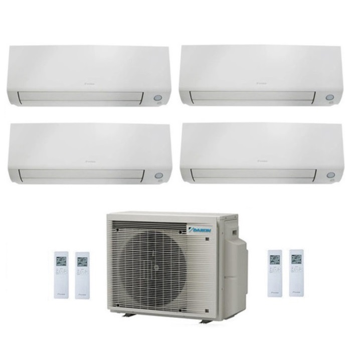 CLIMATIZZATORE CONDIZIONATORE DAIKIN QUADRI SPLIT INVERTER serie A FTXM R-32 PERFERA ALL SEASONS Bluevolution 7000+7000+7000+7000 con 4MXM68A9 WI-FI INCLUSO - NEW  -7+7+7+7