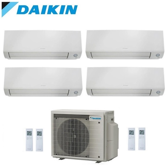 CLIMATIZZATORE CONDIZIONATORE DAIKIN QUADRI SPLIT INVERTER serie A FTXM R-32 PERFERA ALL SEASONS Bluevolution 7000+7000+7000+18000 con 4MXM68A9 WI-FI INCLUSO - NEW  -7+7+7+18