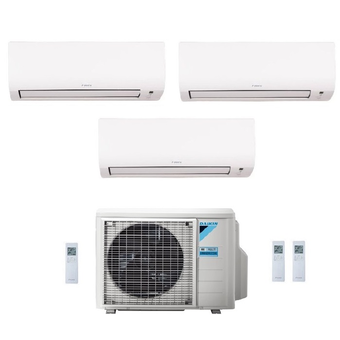 CLIMATIZZATORE CONDIZIONATORE DAIKIN TRIAL SPLIT INVERTER  FTXP R-32 COMFORA Bluevolution 9000+9000+12000 con 3MXM68A9 WI-FI INCLUSO - NEW -9+9+12