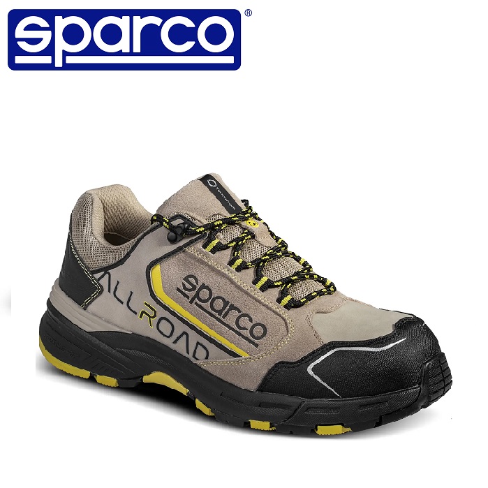 SCARPE ANTINFORTUNISTICA SPARCO TEAMWORK  ALL ROAD ROC ESD S3S FO HRO SR COLORE TAN/GIALLO COD. 07528TAGI