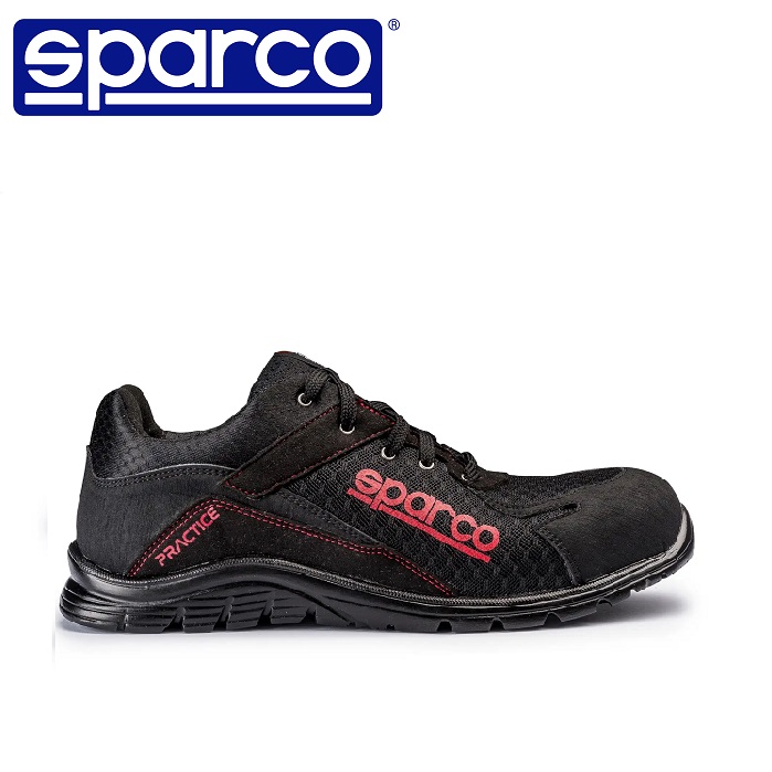 SCARPE ANTINFORTUNISTICA SPARCO TEAMWORK PRACTICE NIGEL ESD S1P SRC COLORE NERO COD. 07517NRNR