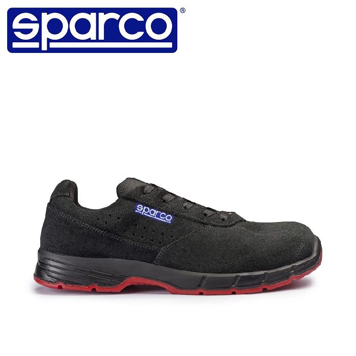 SCARPE ANTINFORTUNISTICA SPARCO TEAMWORK CHALLENGE HINWIL ESD S1P SRC - UKCA COLORE NERO COD. 07519NRNR