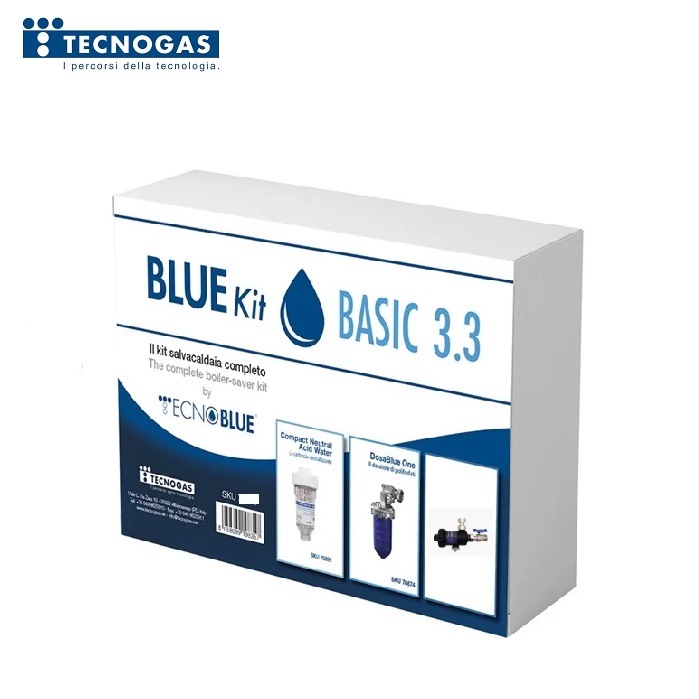 TECNOGAS KIT BASIC 3.3 DEFANGATORE + DOSATORE + NEUTRALIZZATORE COD. TEC70063