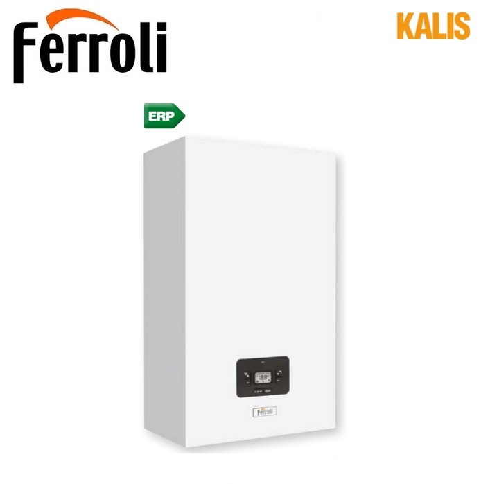 CALDAIA FERROLI KALIS 24C KW A CONDENSAZIONE METANO/GPL COMPLETA DI KIT SCARICO FUMI - NEW
