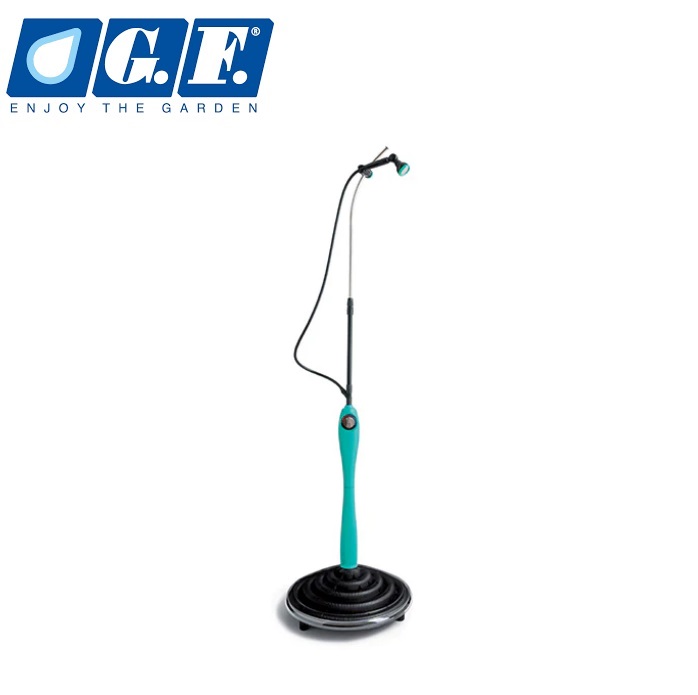 DOCCIA SOLARE DA GIARDINO SUNNY PREMIUM COD. 5526 - MIX ACQUA CALDA E FREDDA CON DOCCINO STACCABILE E ORIENTABILE