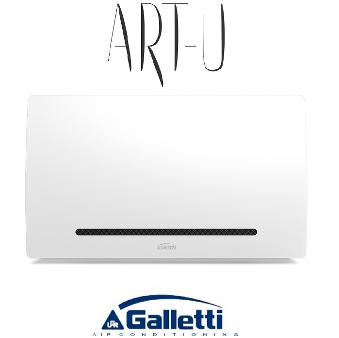 VENTILCONVETTORE FAN COIL GALLETTI MODELLO ART-U30 CON GRIGLIA SUPERIORE 2,09 KW COLORE BIANCO