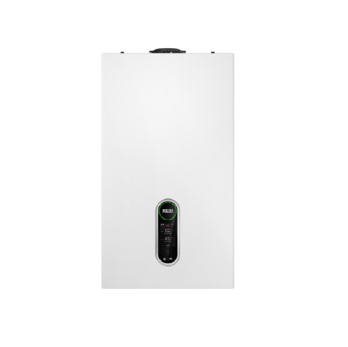 CALDAIA RIELLO FAMILY HM 25 METANO CONDENSAZIONE COMPLETA DI KIT FUMI - COD 20206147 - NEW ERP