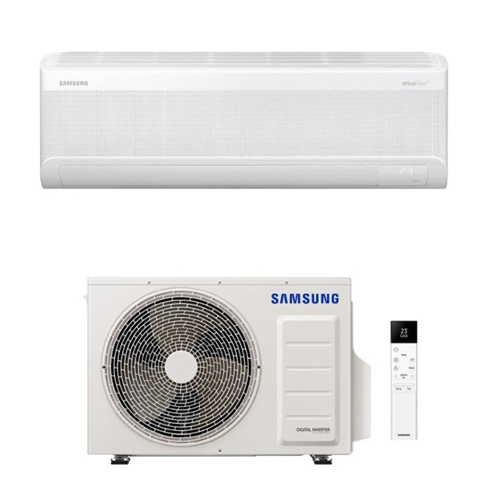 CONDIZIONATORE SAMSUNG SERIE WINDFREE ELITE S2 2025 MONOSPLIT 9000 BTU CLASSE A+++ INVERTER WIFI E TELECOMANDO SOLARCELL - TECNOLOGIA AI
