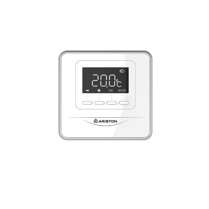 ARISTON TERMOSTATO AMBIENTE CUBE ROOM BIANCO PER GESTIONE MULTIZONA 3319477